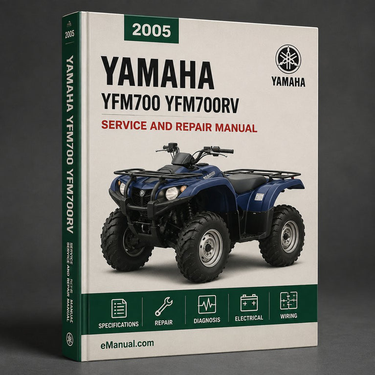Yamaha YFM700 YFM700RV 2005-2009 Repair Service Manual