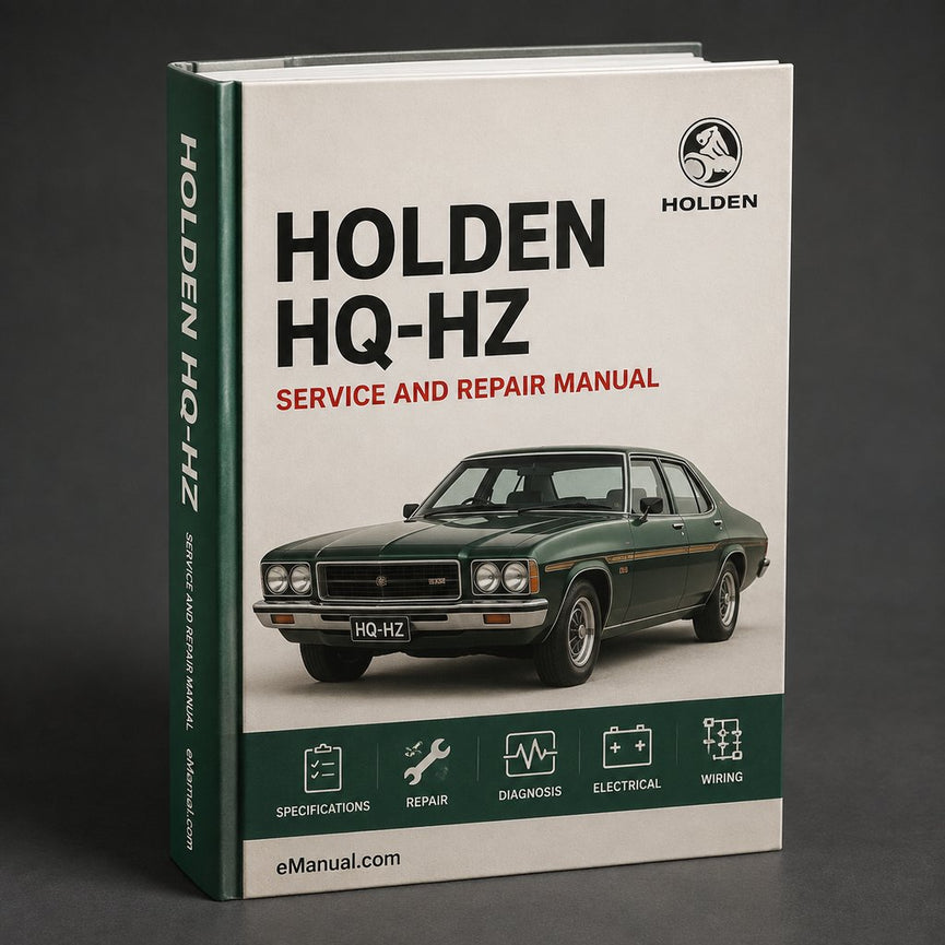 HOLDEN HQ-HZ Service & Repair Manual - Download PDF