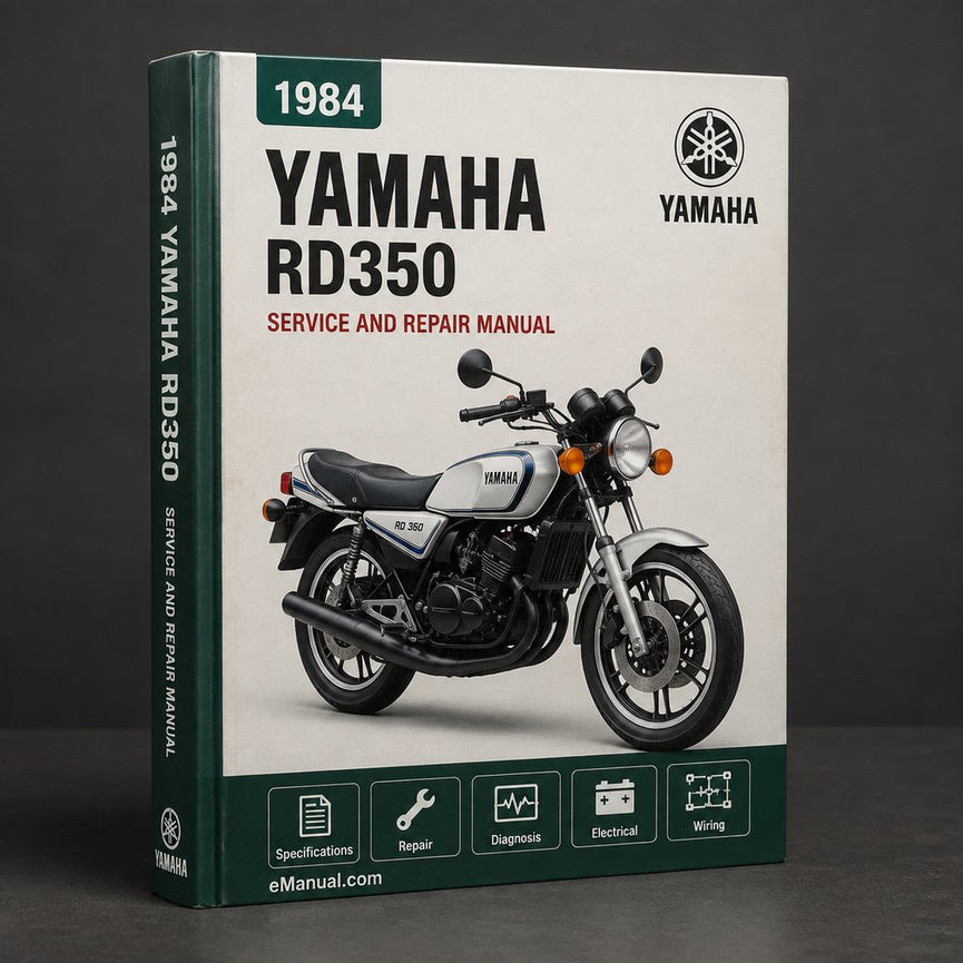 Yamaha RD350 1984-1986 Workshop Repair Service Manual
