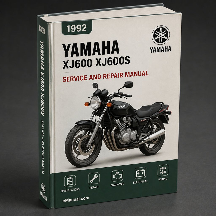 Yamaha XJ600 XJ600S 1992-1999 Workshop Service Manual Repair
