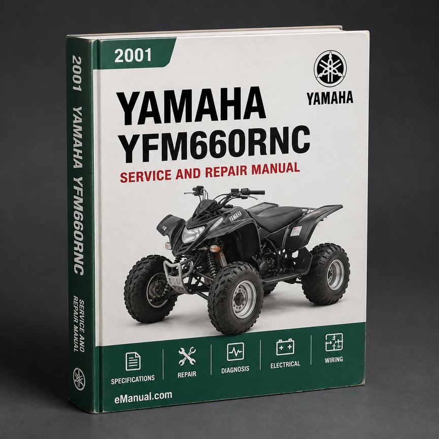Yamaha YFM660RNC 2001-2006 Workshop Service Manual Repair