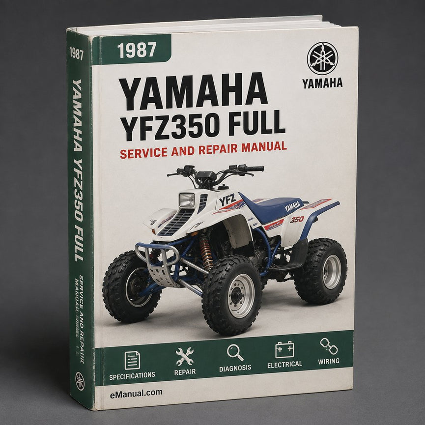 Yamaha YFZ350 1987-2003 Full Service Repair Manual