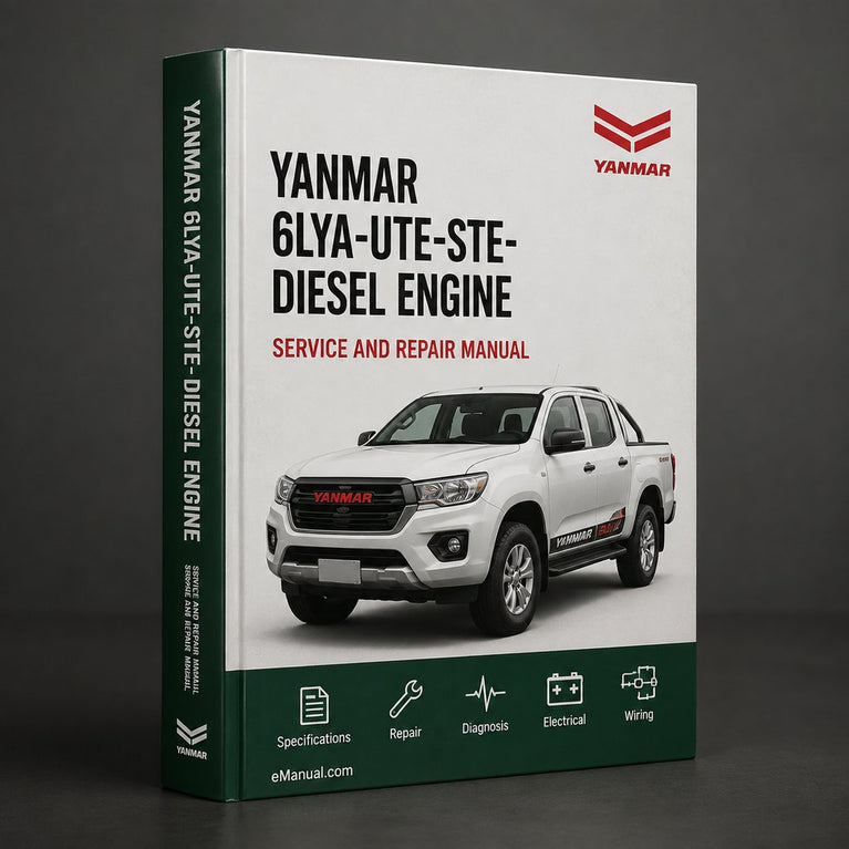 YANMAR 6LYA-UTE-STE- DIESEL Engine Complete Workshop Repair Manual