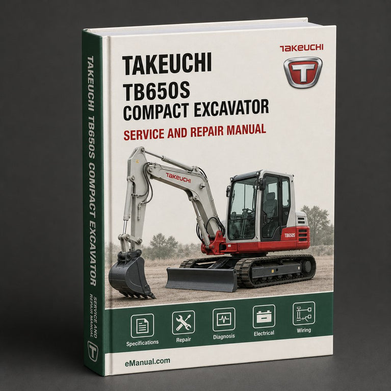 Takeuchi TB650S Compact Excavator Parts Manual Download PDF