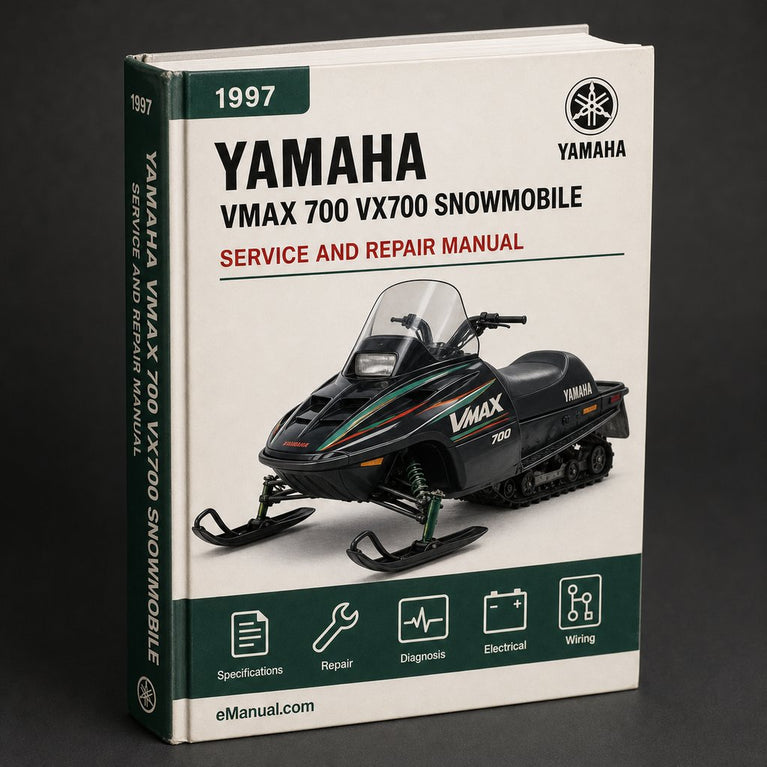 Yamaha VMAX 700 VX700 Snowmobile 1997-1999 Complete Workshop Repair Manual