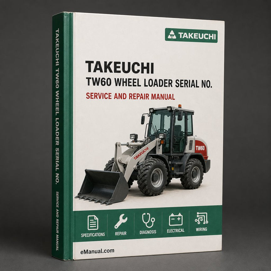Takeuchi TW60 Wheel Loader Parts Manual Download (Serial No. E104062) PDF