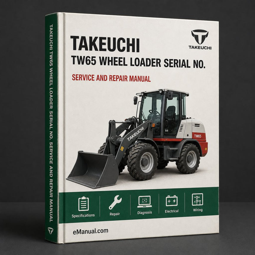 Takeuchi TW65 Wheel Loader Parts Manual Download (Serial No. E103939) PDF