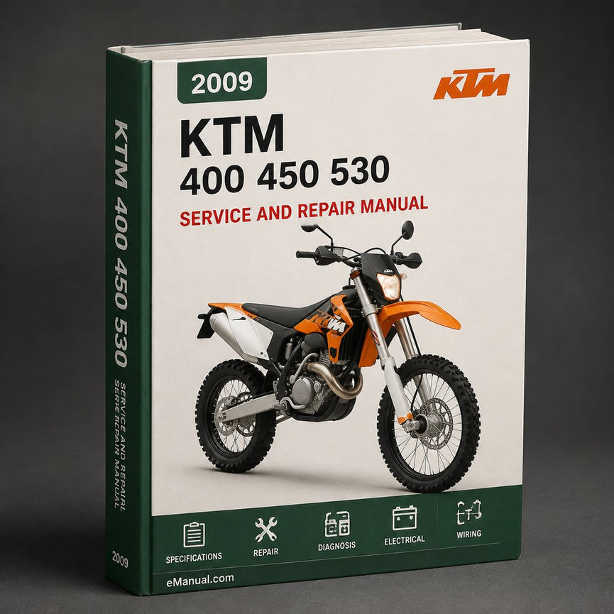 KTM 400 450 530 2009 Factory Service Repair Manual