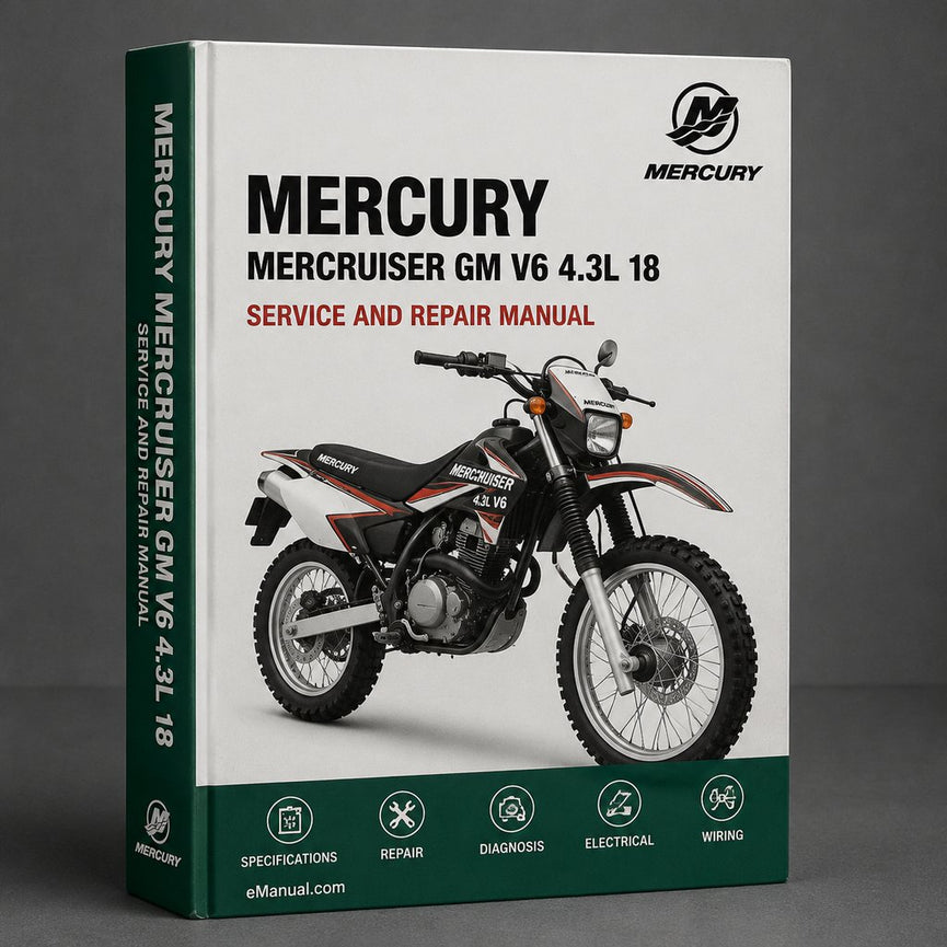 MERCURY MERCRUISER GM V6 4.3L #18 Marine Engine Manual