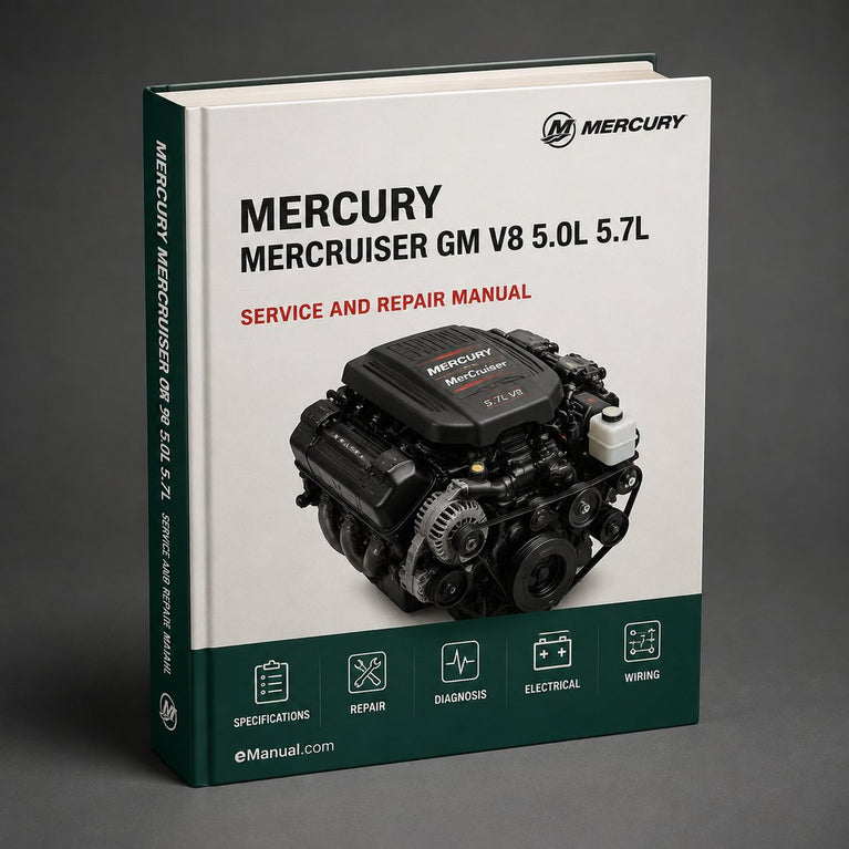 MERCURY MERCRUISER GM V8 5.0L 5.7L 7.4L 8.2L # 15 Manual