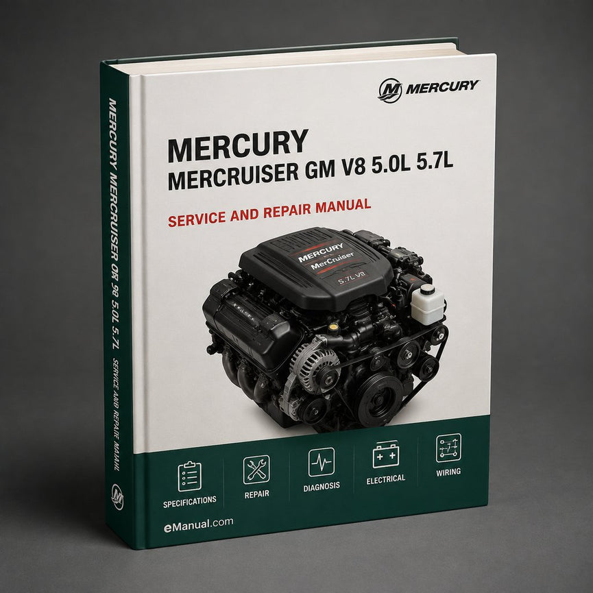 MERCURY MERCRUISER GM V8 5.0L 5.7L 7.4L 8.2L # 15 Manual