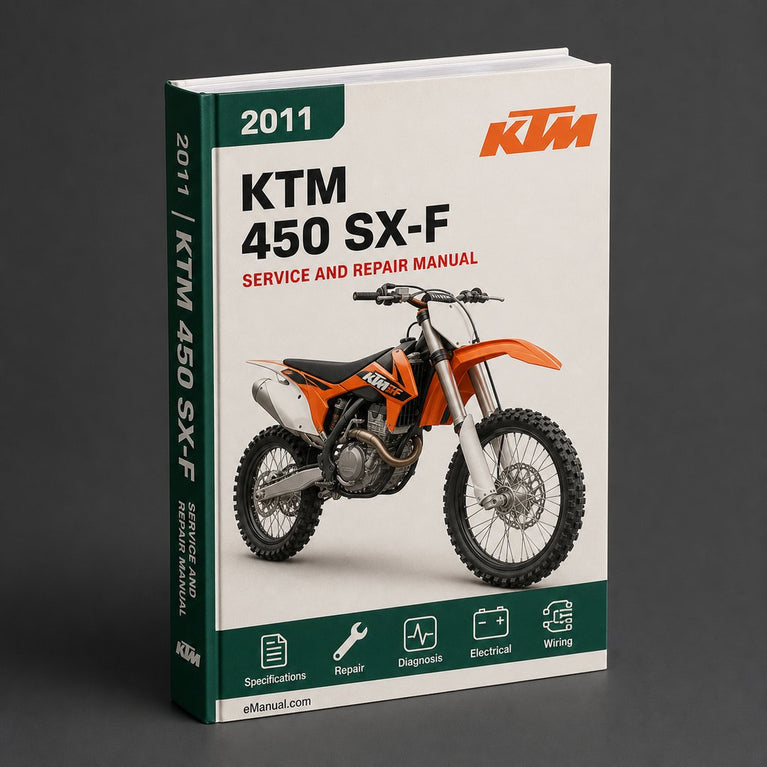 2011 KTM 450 SX-F Workshop Service Repair Manual Download PDF