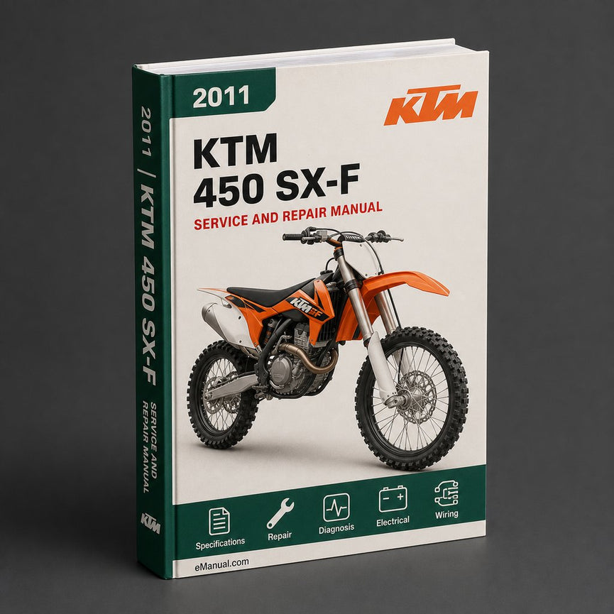 2011 KTM 450 SX-F Workshop Service Repair Manual Download PDF