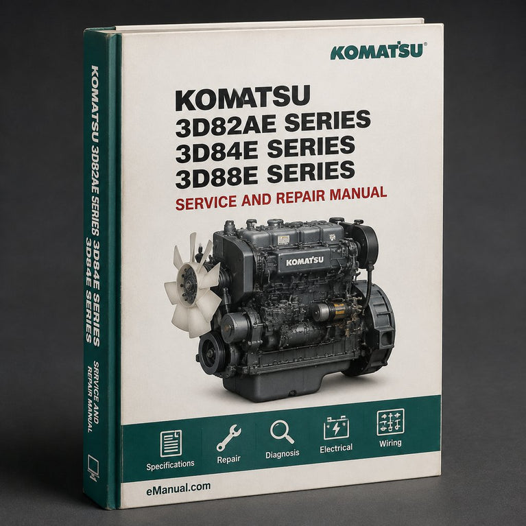 KOMATSU 3D82AE Series 3D84E Series 3D88E Series 4D88E Series 4D98E Series 4D106 Series S4D84E Series S4D98E Series S4D106 Series DIESEL Engine Service Repair Manual Instant Download PDF