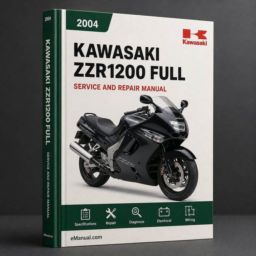 Kawasaki ZZR1200 2004 Full Service Repair Manual