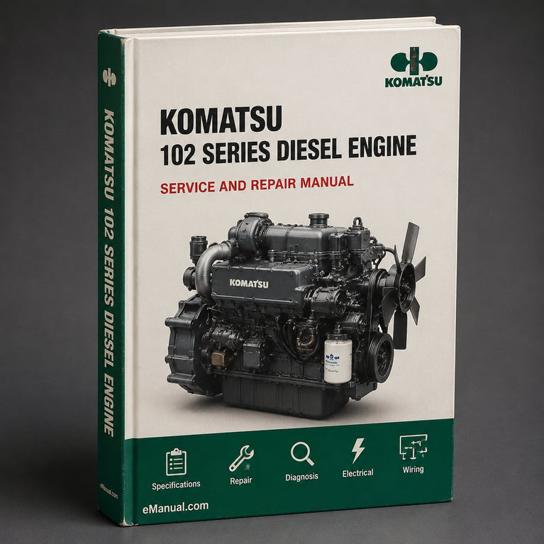 Komatsu 102 Series Diesel Engine Service Repair Workshop Manual