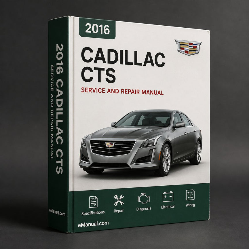 Cadillac CTS Complete Workshop Service Repair Manual 2016