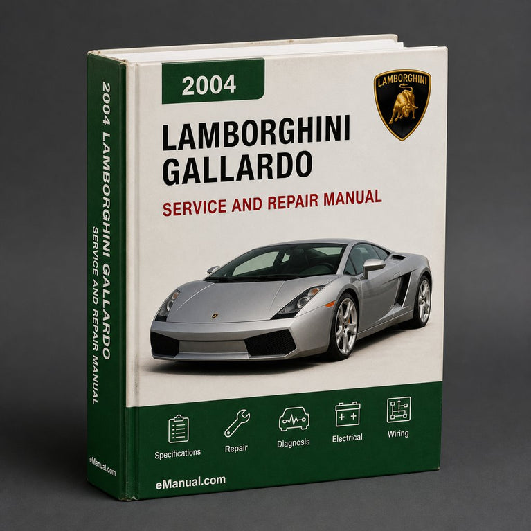 Lamborghini Gallardo 2004 Service Repair Workshop Manual
