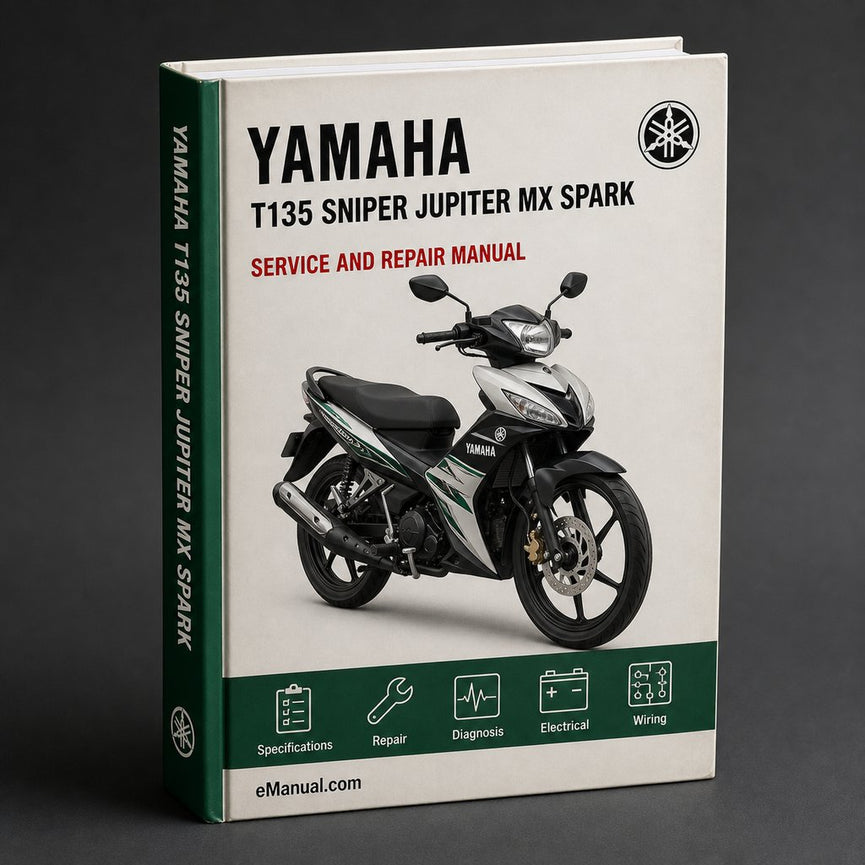Yamaha T135 SNIPER JUPITER MX SPARK BIKE Workshop Manual