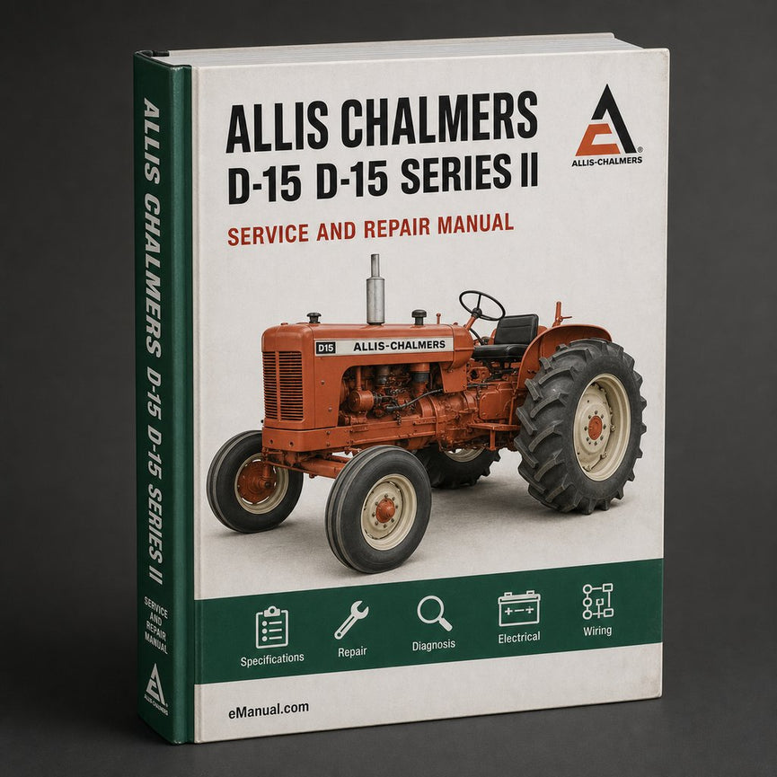 Allis Chalmers D-15 D-15 Series II Workshop Service Manual