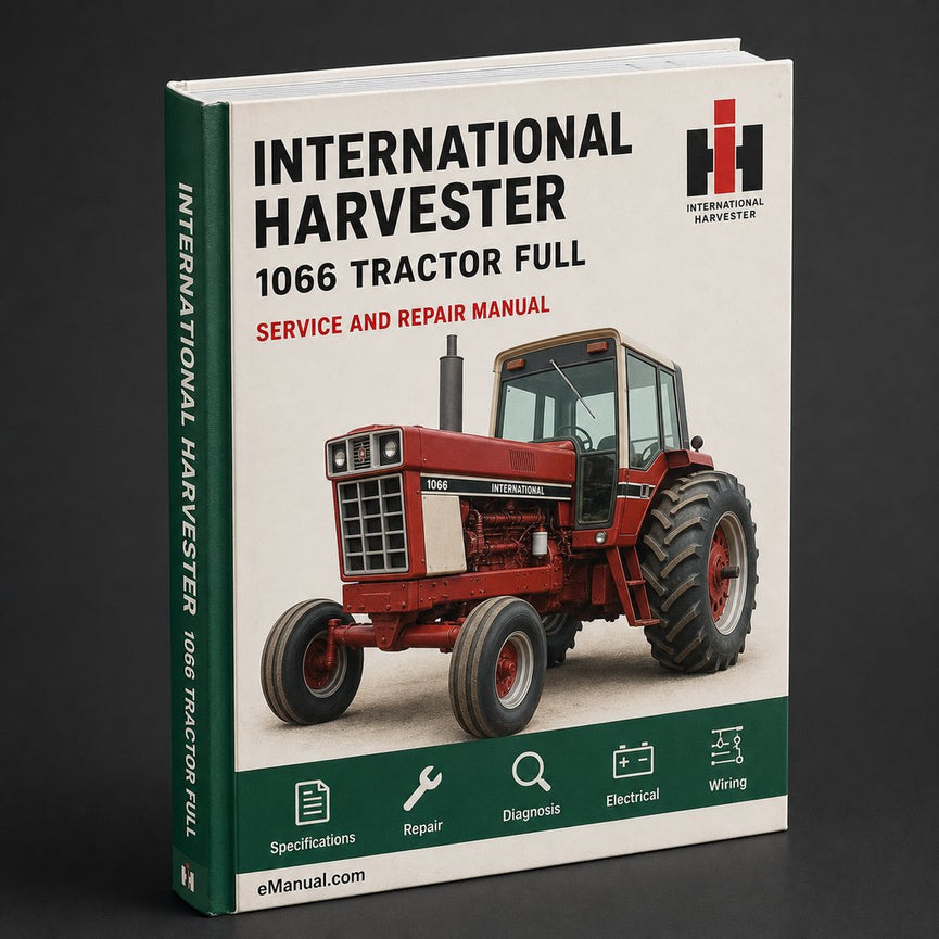 International Harvester 1066 Tractor Full Service Repair Manual