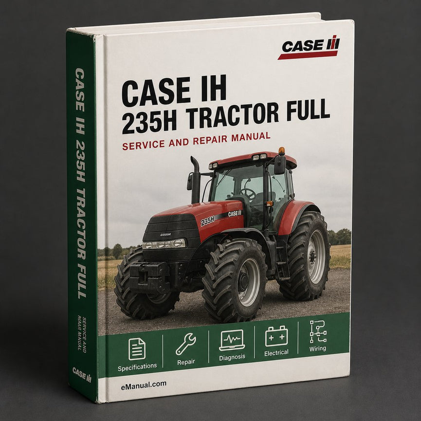Case IH 235H Tractor Full Service Repair Manual