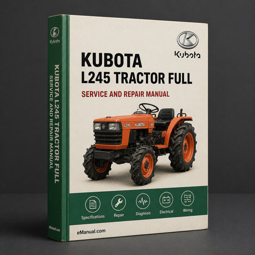 Kubota L245 Tractor Full Service Repair Manual
