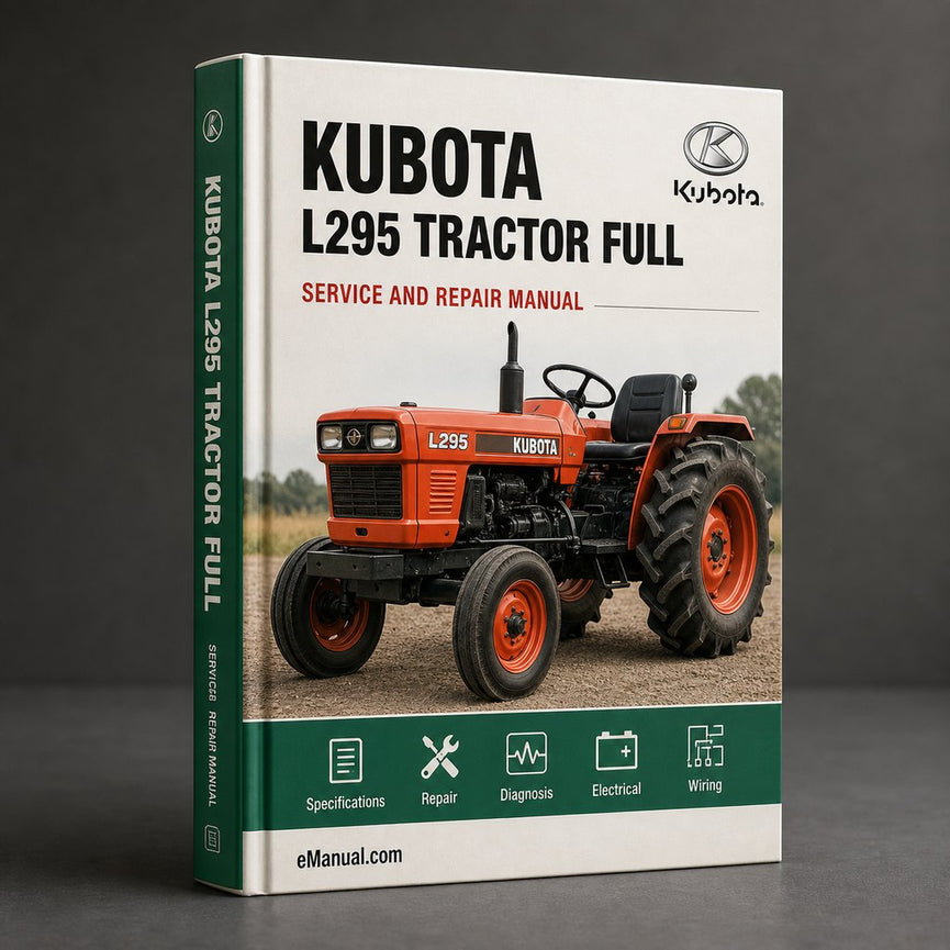 Kubota L295 Tractor Full Service Repair Manual
