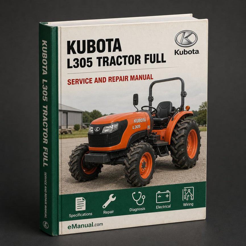 Kubota L305 Tractor Full Service Repair Manual