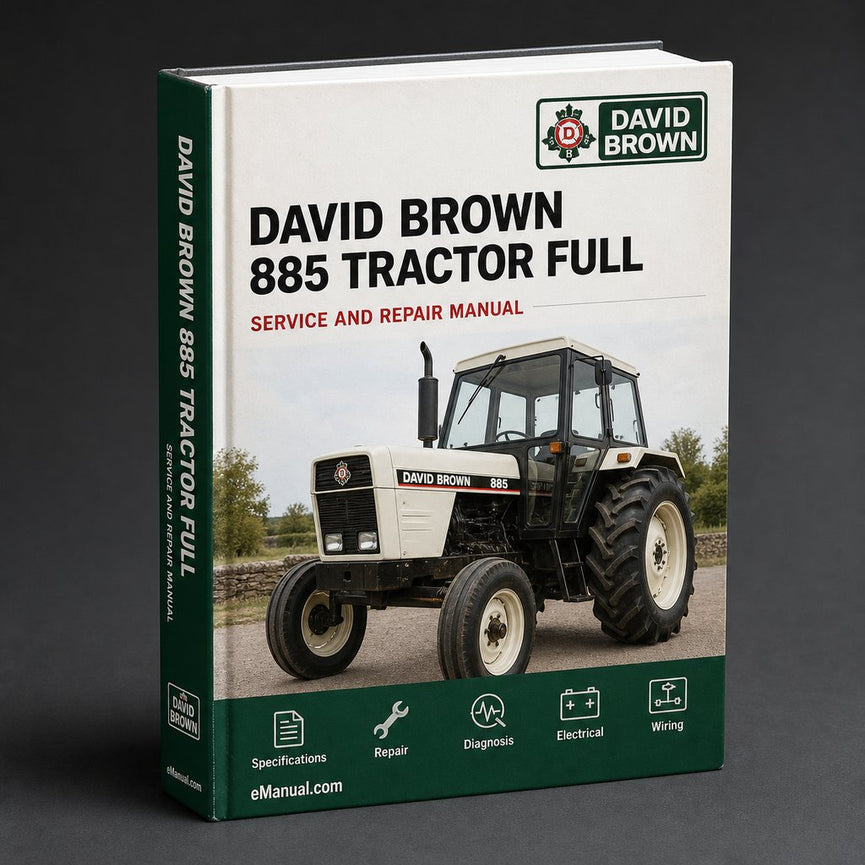 David Brown 885 Tractor Full Service Repair Manual