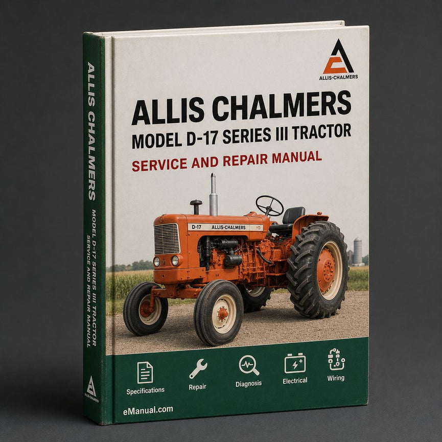 Allis Chalmers Model D-17 Series III Tractor Full Service Repair Manual