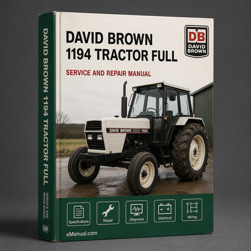 David Brown 1194 Tractor Full Service Repair Manual