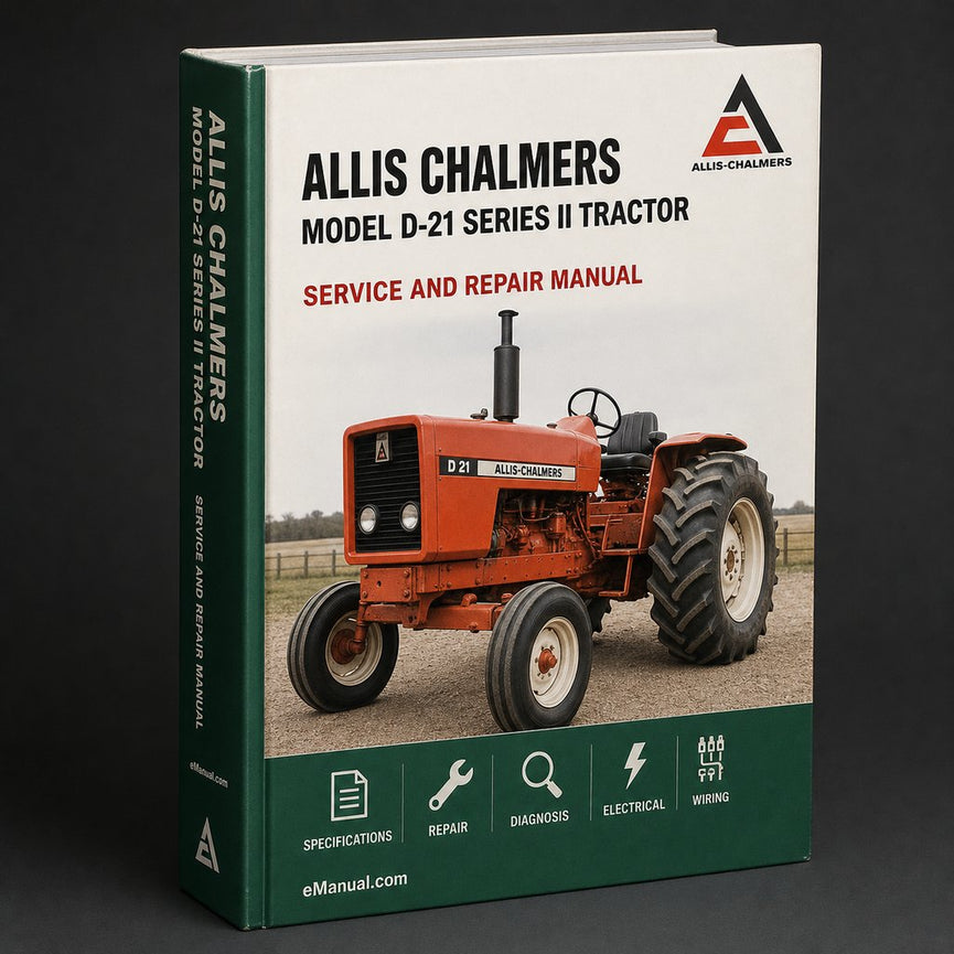Allis Chalmers Model D-21 series II Tractor Full Service Repair Manual