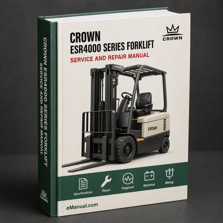 Crown ESR4000 Series Forklift Complete Workshop Service Repair Manual