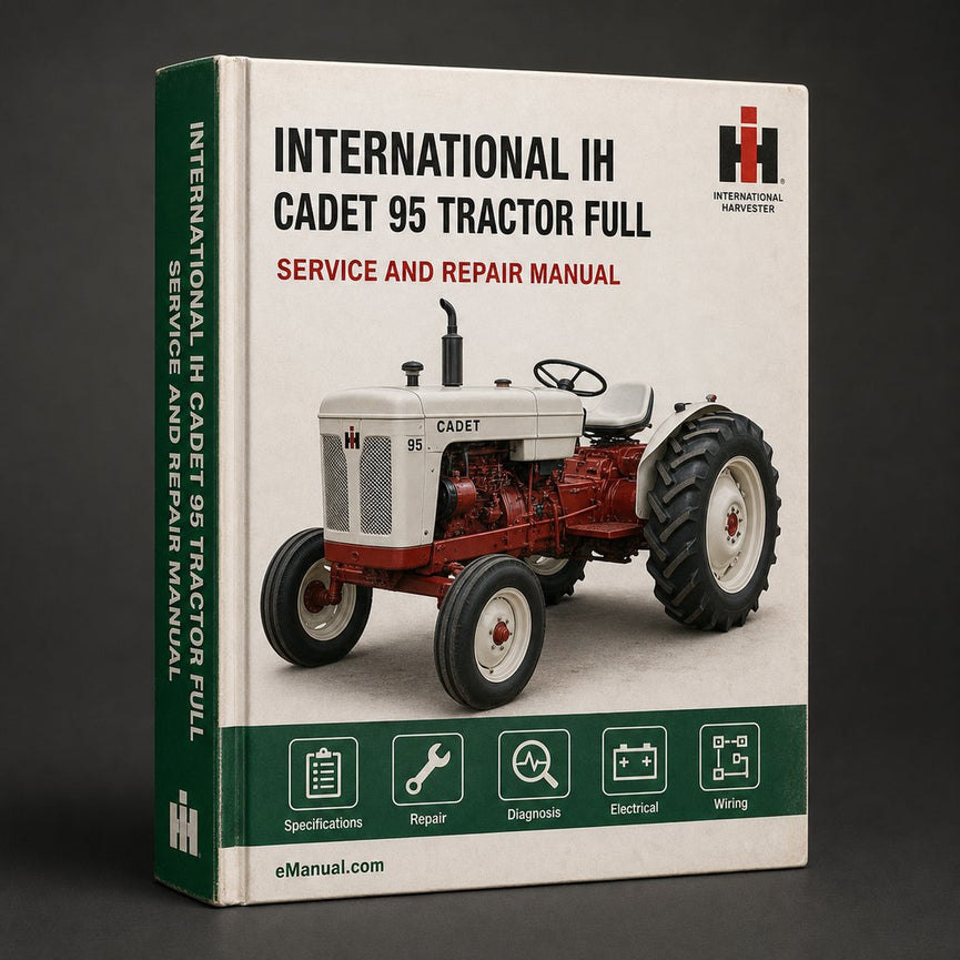 International IH Cadet 95 Tractor Full Service Repair Manual