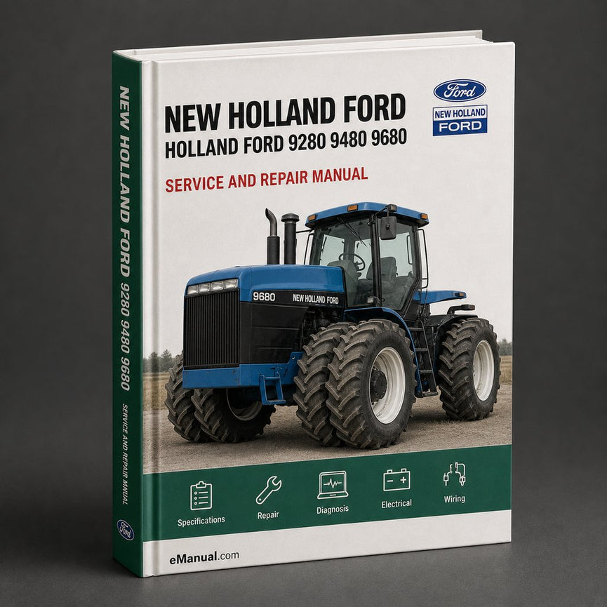 NEW Holland Ford 9280 9480 9680 9880 Tractor OperatorS Manual