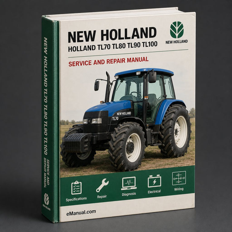 NEW Holland TL70 TL80 TL90 TL100 Tractor DUTCH OperatorS Manual