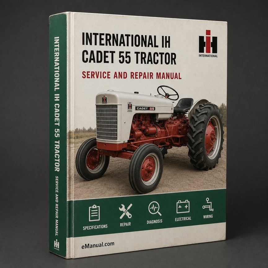 International IH Cadet 55 Tractor Workshop Service Repair Manual