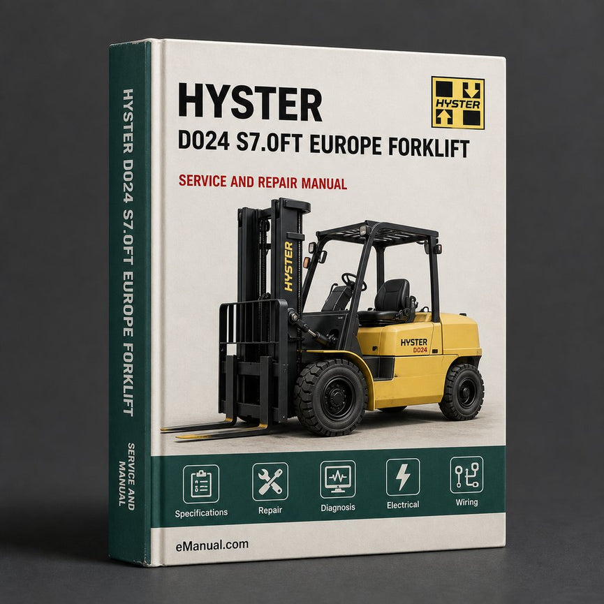 Hyster D024 (S7.0FT Europe) Forklift Service Manual