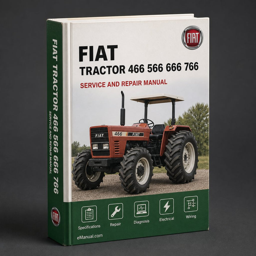 Fiat Tractor 466 566 666 766 45-66 55-66. 60-66 65.66 70-66 80-66 DT Workshop Service Repair Manual