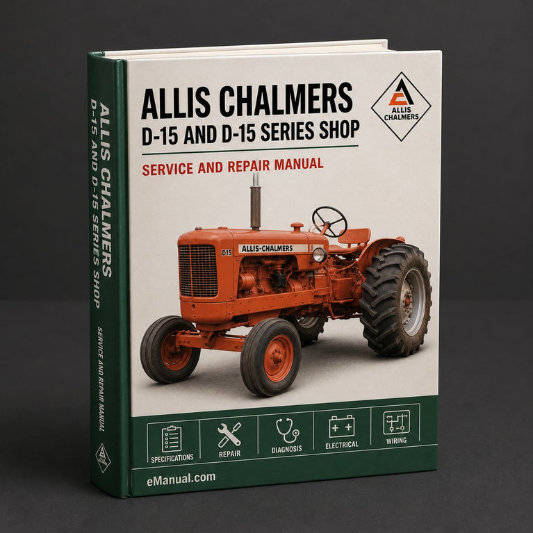Allis Chalmers D-15 and D-15 series 2 shop Service Manual