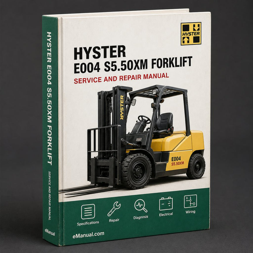 Hyster E004 (S5.50XM) Forklift Service Manual