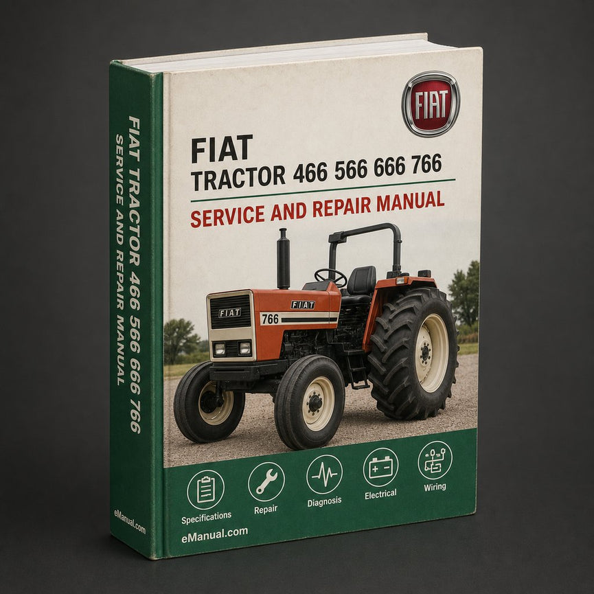 Fiat Tractor 466 566 666 766 45-66 55-66. 60-66 65.66 70-66 80-66 +DT Complete Workshop Service Repair Manual