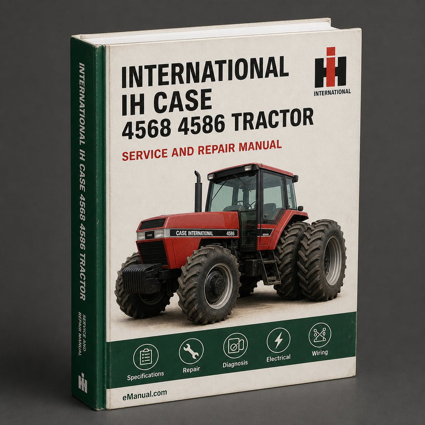 International IH Case 4568 4586 Tractor Parts Catalog