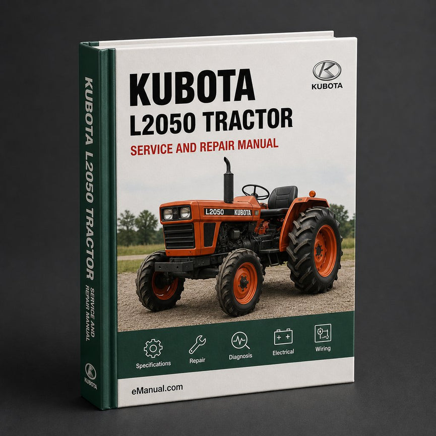 Kubota L2050 Tractor Factory Service Repair Manual