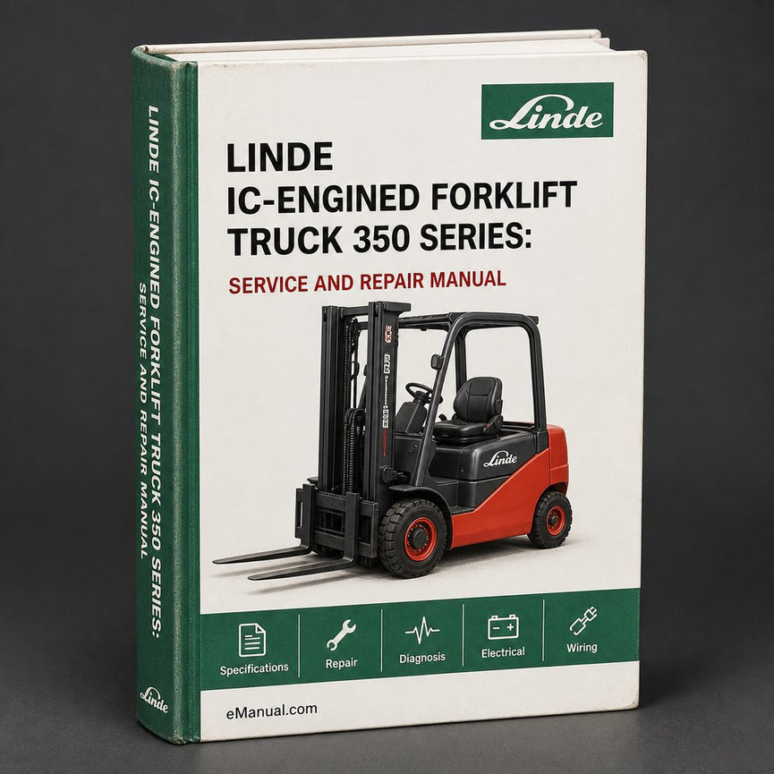Linde IC-Engined Forkluft Truck 350 Series: H12 H16 H18 Service Training Manual