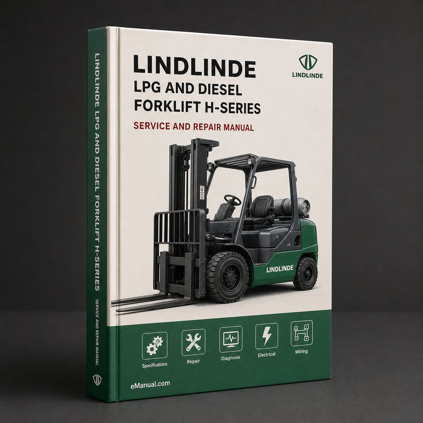 LindLinde LPG and Diesel Forklift H-Series Type 393-02: H25 H30 H35 Service Training (Workshop) Manual