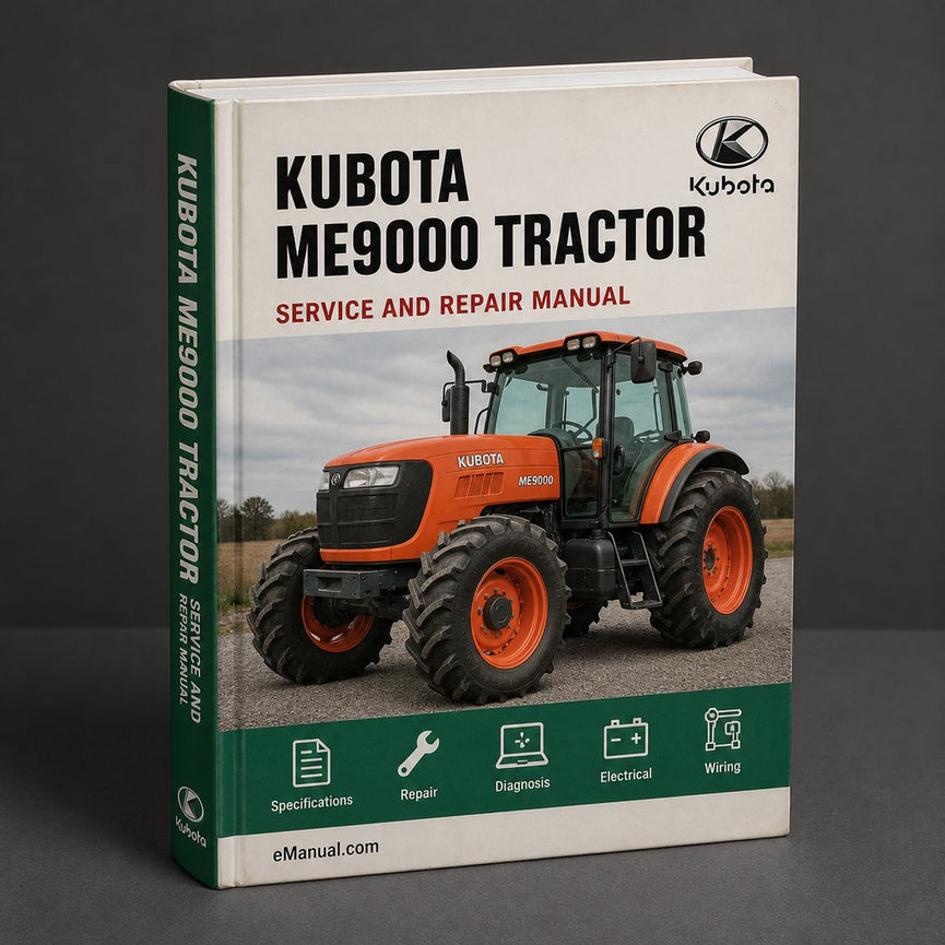Kubota ME9000 Tractor Factory Service Repair Manual