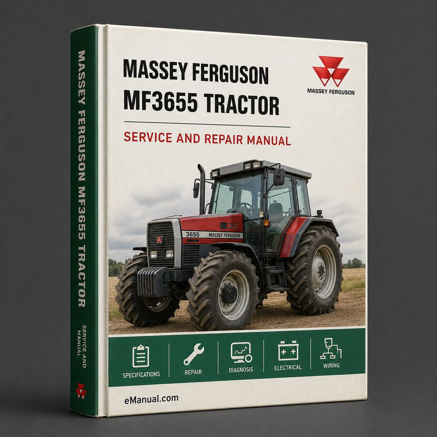 Massey Ferguson MF3655 Tractor Workshop Service Repair Manual