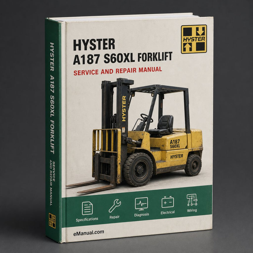 Hyster A187 (S60XL) Forklift Service Repair Manual